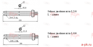 Иглы для инъектора Suhner